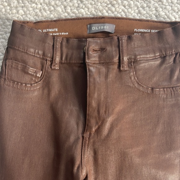 DL1961 Florence Skinny Jean- size 26 - Brown - Picture 4 of 15